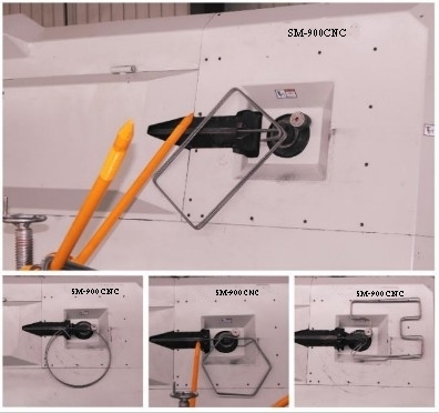 เครื่องยืดตัดลวด - เครื่องดัดปลอกอัตโนมัติแบบCNC รุ่น SM-900CNC